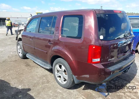 2012 Honda Pilot Ex-L from USA, damaged, VIN 5FNYF4H57CB074417